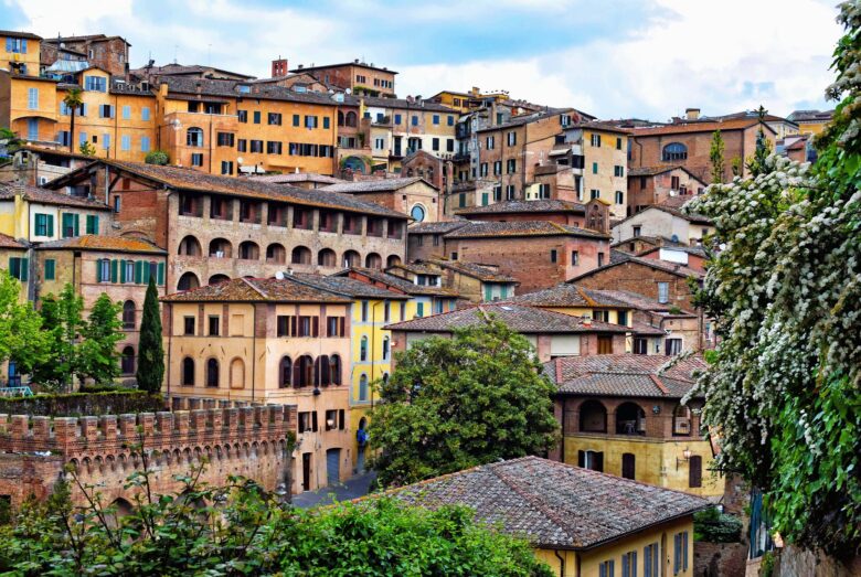 Traditional buildings of Siena