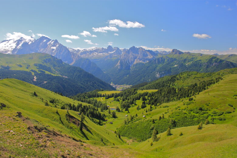 Stunning scenery in the Dolomites