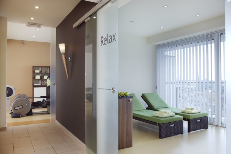 Relaxation room in a spa hotel