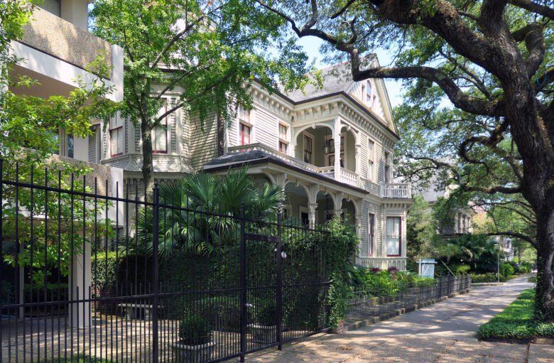 A historic house in the Garden District of New Orleans