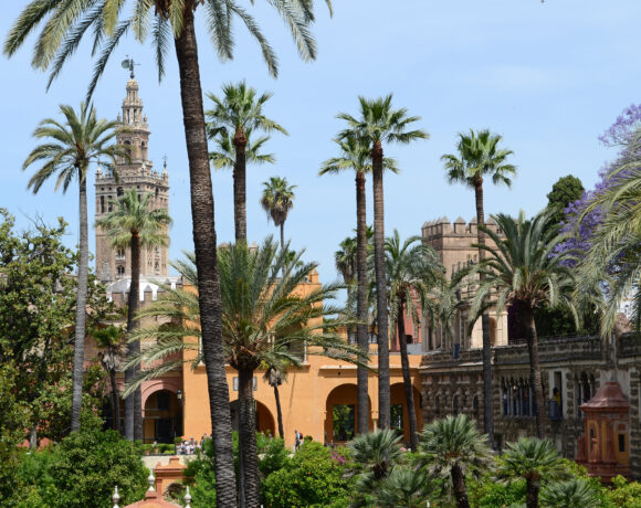 Alcazar gardens in Spain