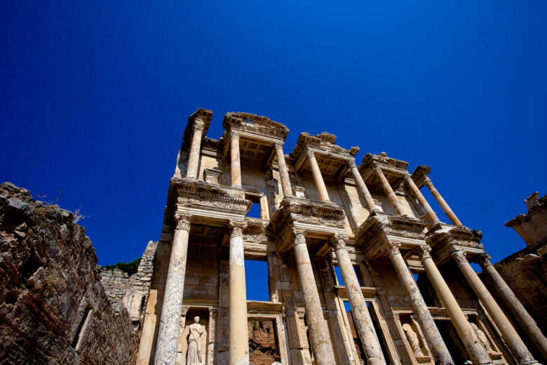 Impressive ruins at Ephesus Turkey